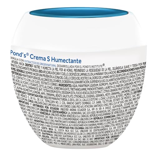 Aplicación diaria de Crema S de POND'S para nutrir la piel.