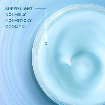 Pond's Super Light Gel: piel luminosa tras la aplicación.