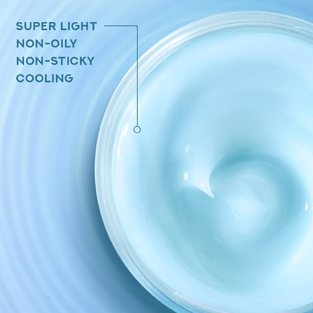 Pond's Super Light Gel: piel luminosa tras la aplicación.