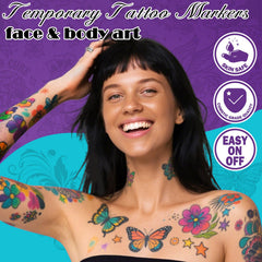 Plantillas Ponhey para tatuajes con 67 diseños diferentes