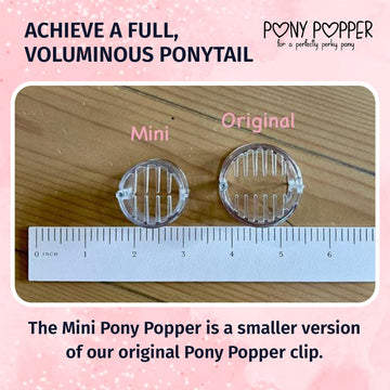 Pony Popper Mini: funciona con cabello fino, grueso o rizado.