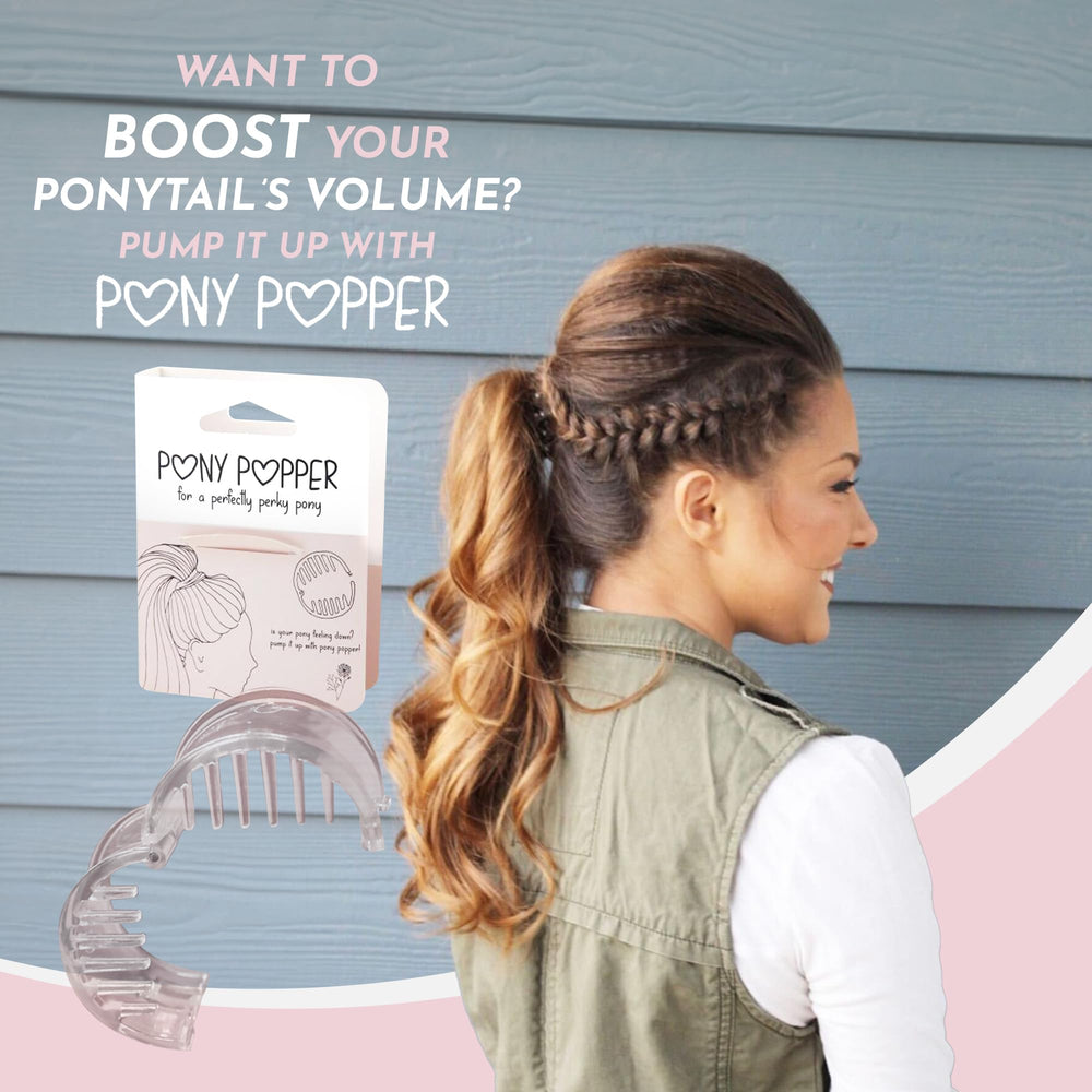 Pony Popper Clip para cola bien definida y volumen extra
