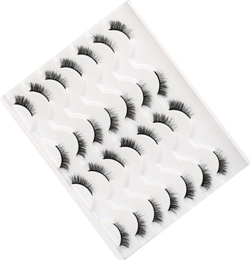 Pooplunch half lashes cruelty-free synthetic fibers for ethical beauty.