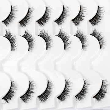 Pooplunch half lashes ideal for beginners seeking cat-eye flair.