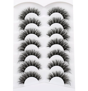 Pooplunch multipack 7-pairs lashes for multiple looks and value