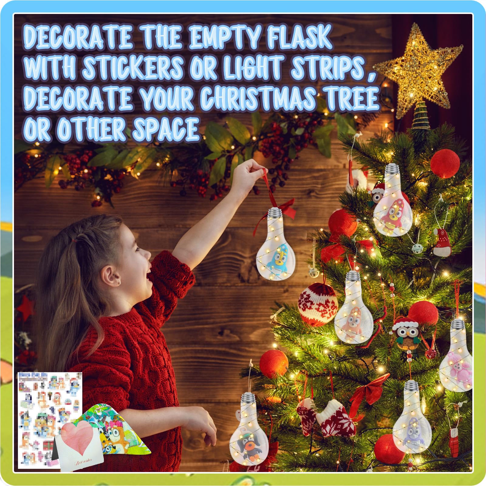 POPBATH empaque sorpresa con tarjeta regalo para regalo.