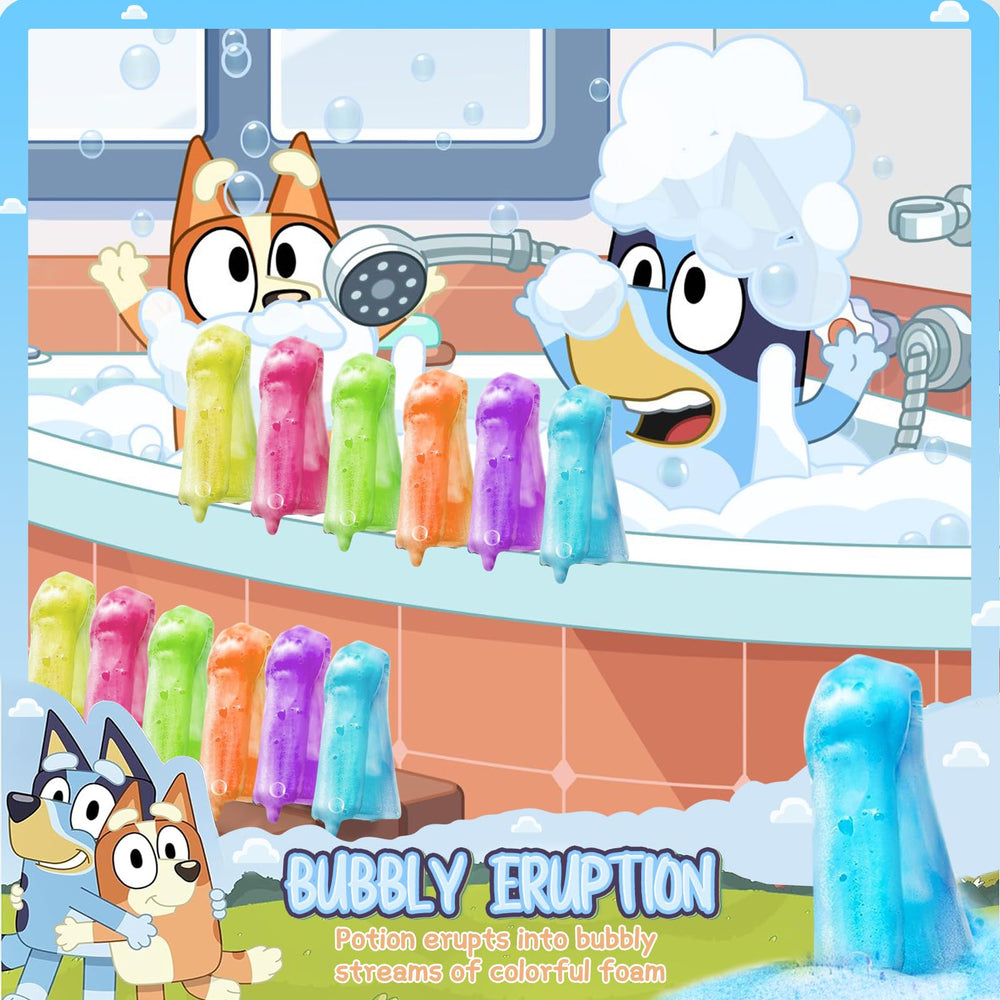 POPBATH bombas de baño: erupción de espumas y colores vibrantes.