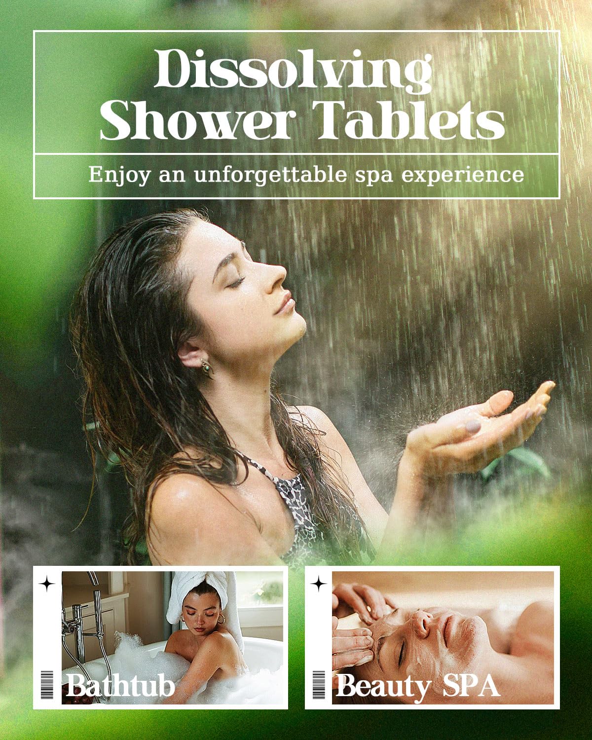 POPCHOSE tabletas para ducha aptas para piel sensible