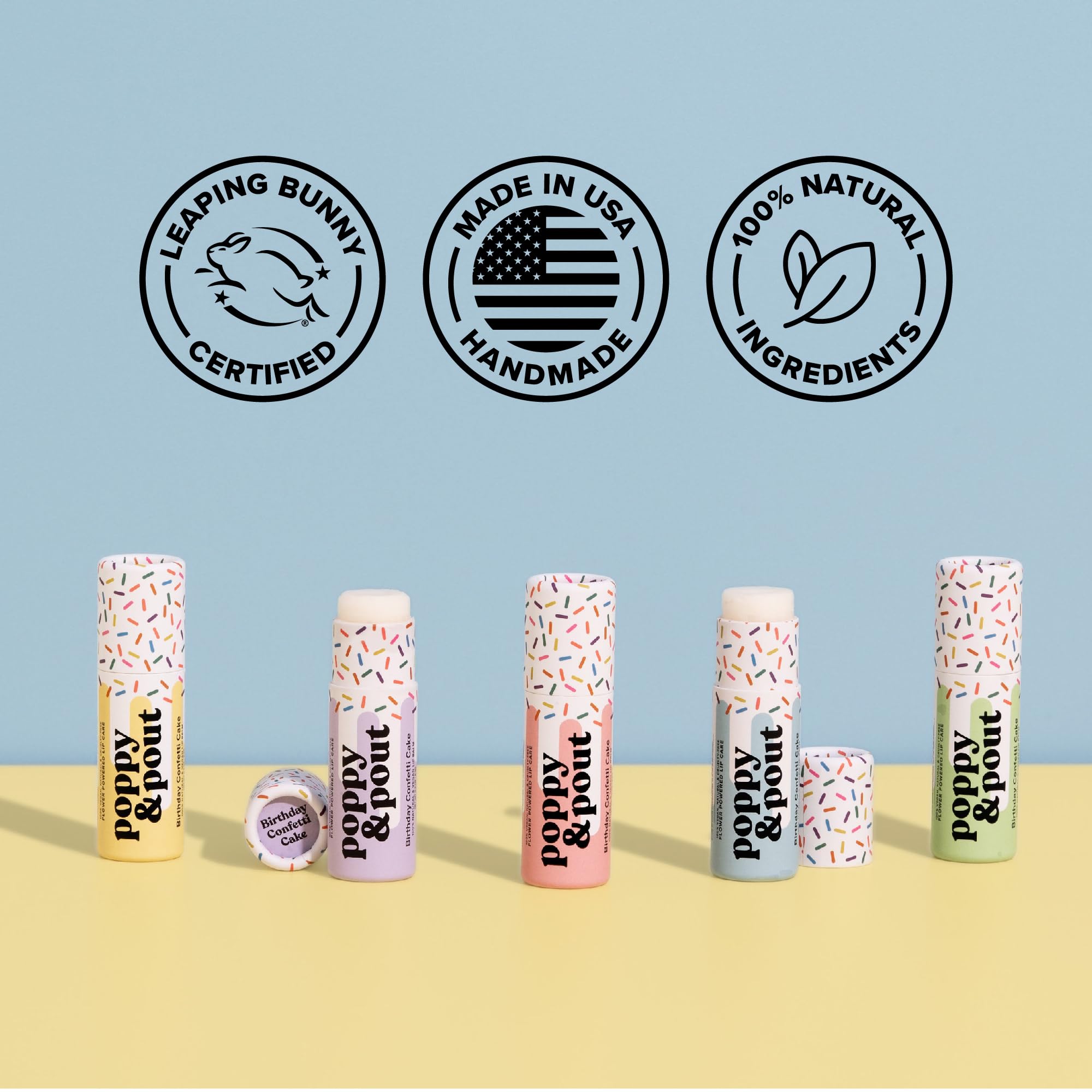 Poppy & Pout recyclable cardboard tube packaging reduces plastic waste