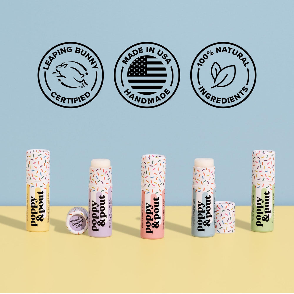 Poppy & Pout recyclable cardboard tube packaging reduces plastic waste
