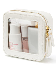 Popvibe bolso cosmético transparente, fácil acceso a tus básicos.