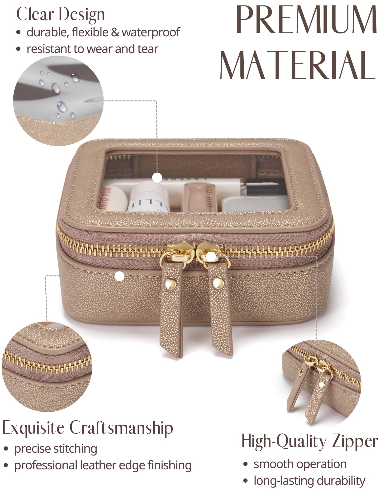 Popvibe material diamante sintético, duradero y con aspecto elegante.