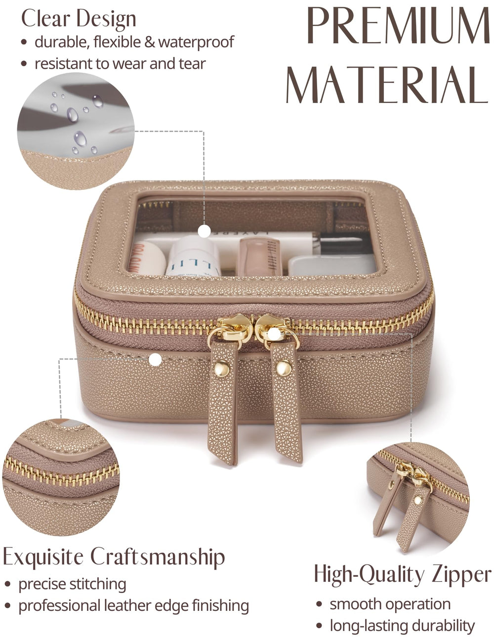 Popvibe material diamante sintético, duradero y con aspecto elegante.