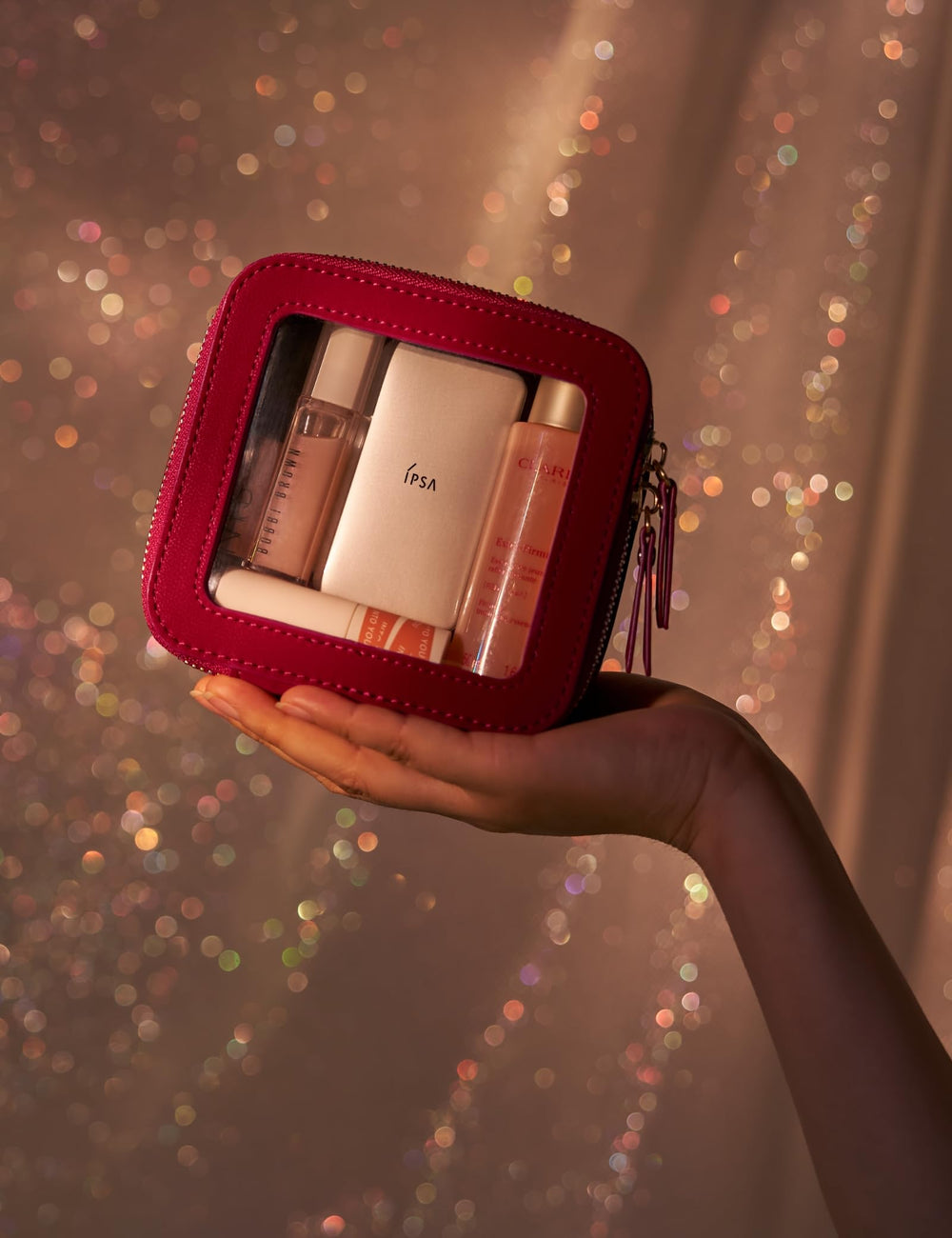 Popvibe organizador de maquillaje viaje compacto para bolso o maleta.