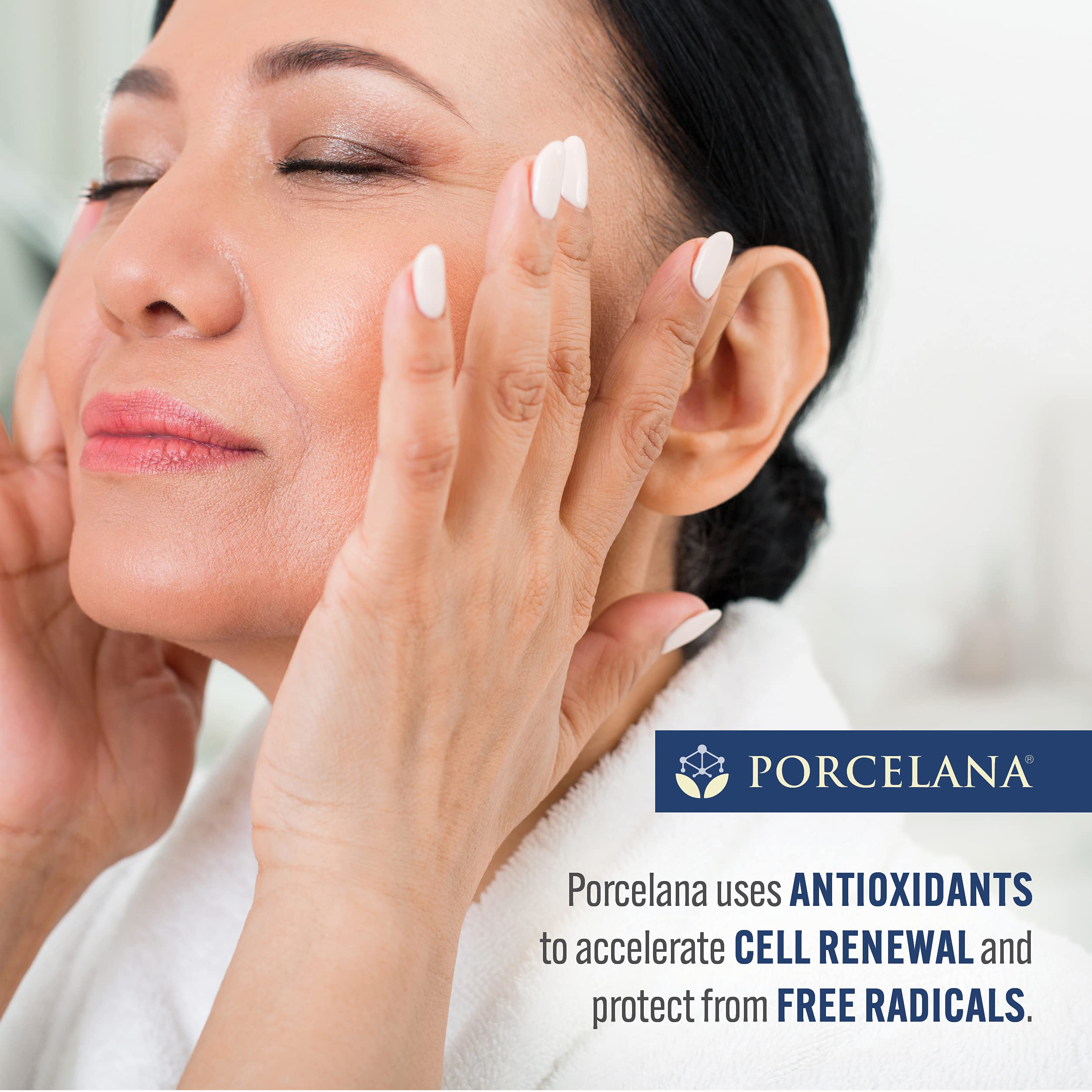 Porcelana Crema Nocturna Hidratante: compromiso antioxidante, protege frente a factores ambientales nocturnos
