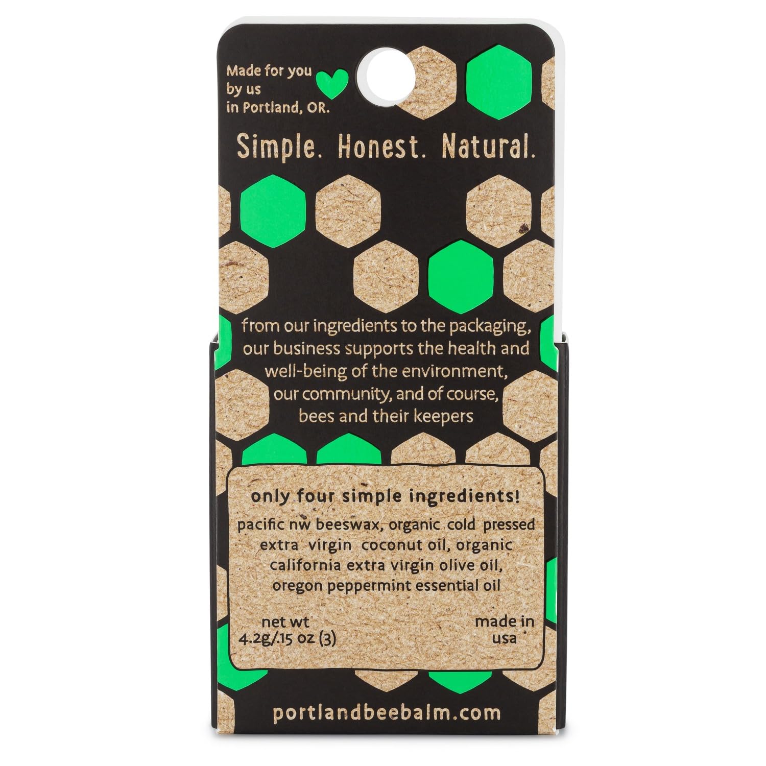 Portland Bee Balm menta Oregon, sensación fresca para labios