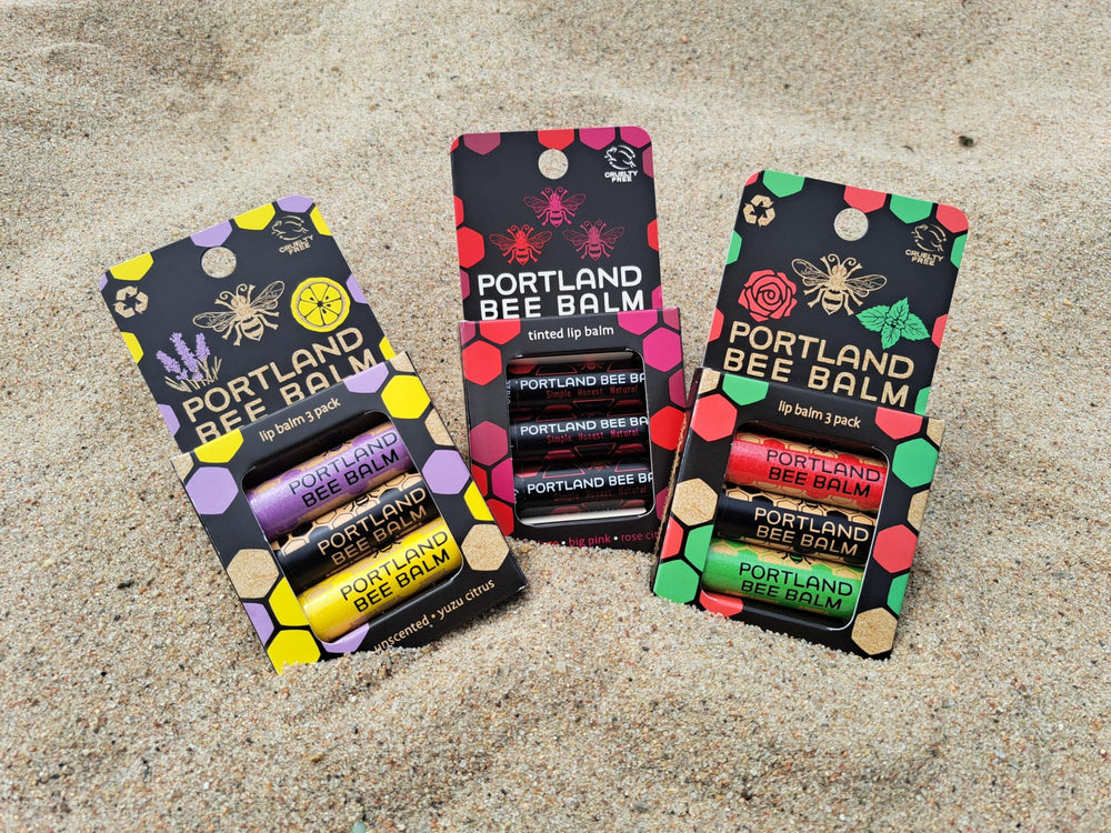 Portland Bee Balm packaging demonstrates sustainable materials