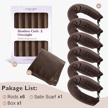 Posicurly satin hair scarf included protects hair during sleep