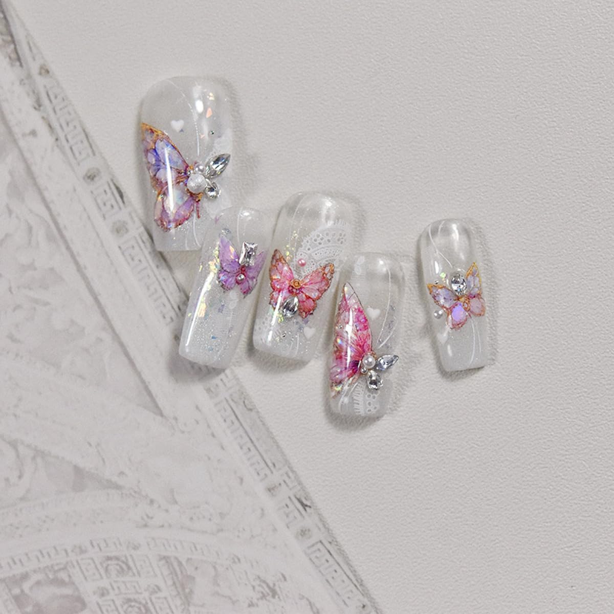 PowPop destellos marinos para uñas, brillo duradero.