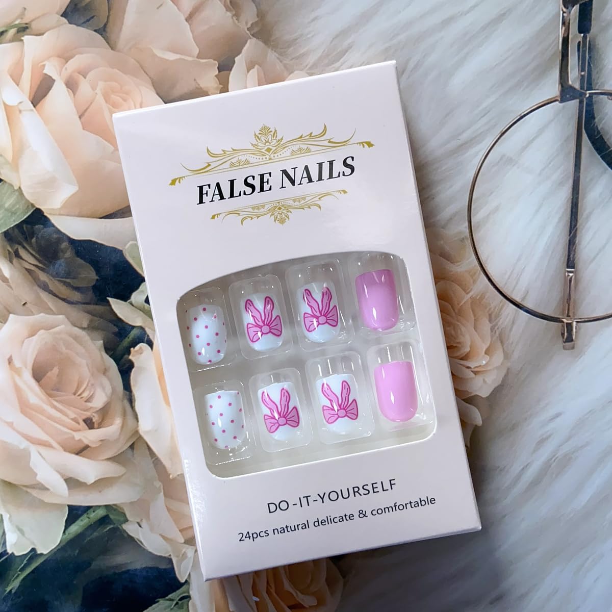 PowPop caja de 24 piezas rosas, conjunto versátil para combinar estilos.