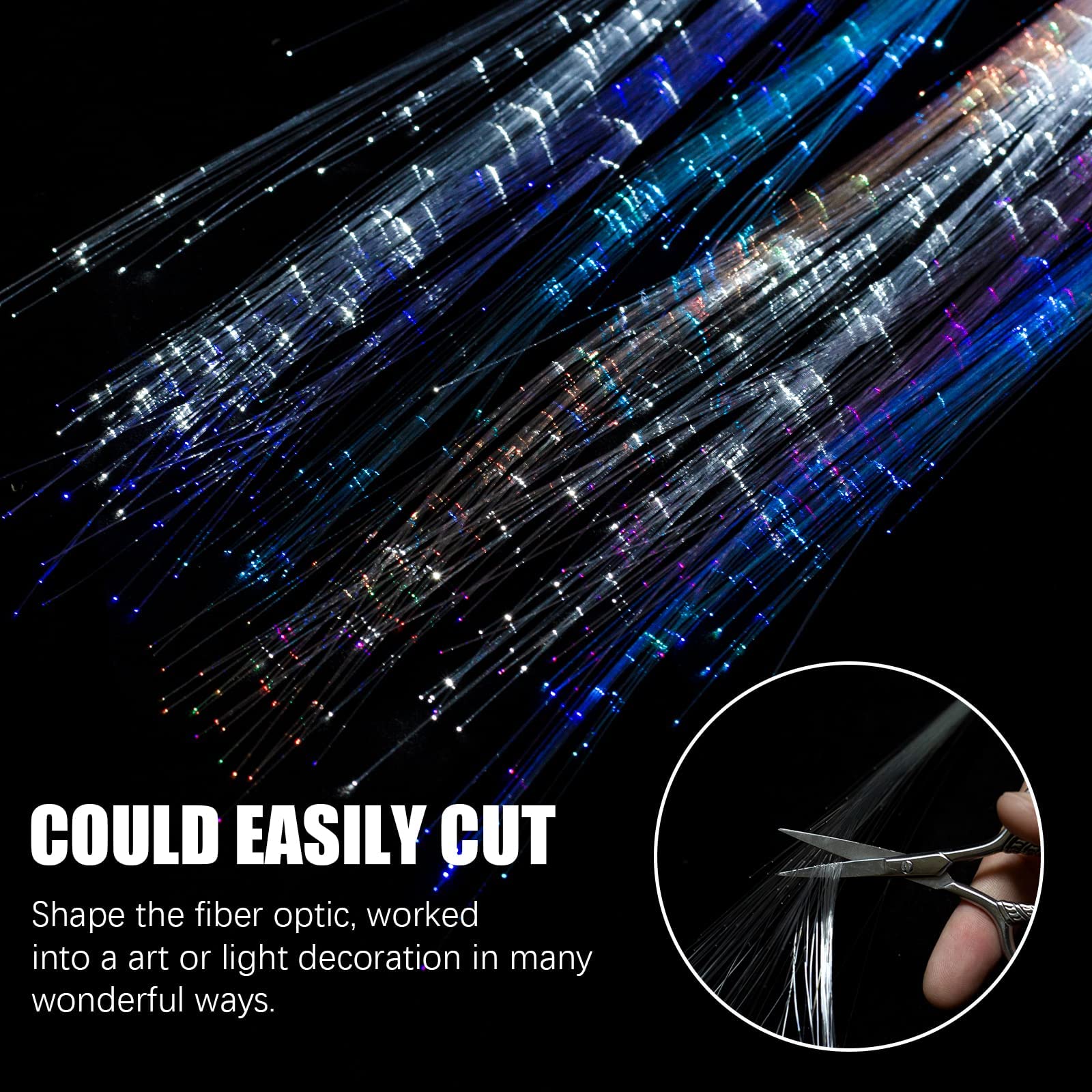 Pozilan mariposa led, clip de pelo colorido para celebraciones nocturnas.