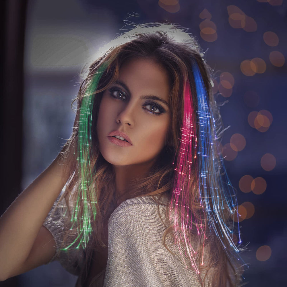 Pozilan pack 12 clips luz para peinados, ideal para eventos