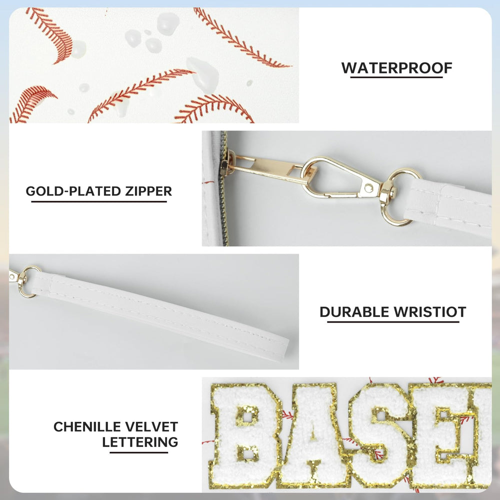 PPeen bolsa baseball transparente, acceso rápido a artículos en aeropuertos y estadios