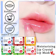 Aplicación nocturna PPPanYiDi ofrece hidratación duradera para labios al despertar.