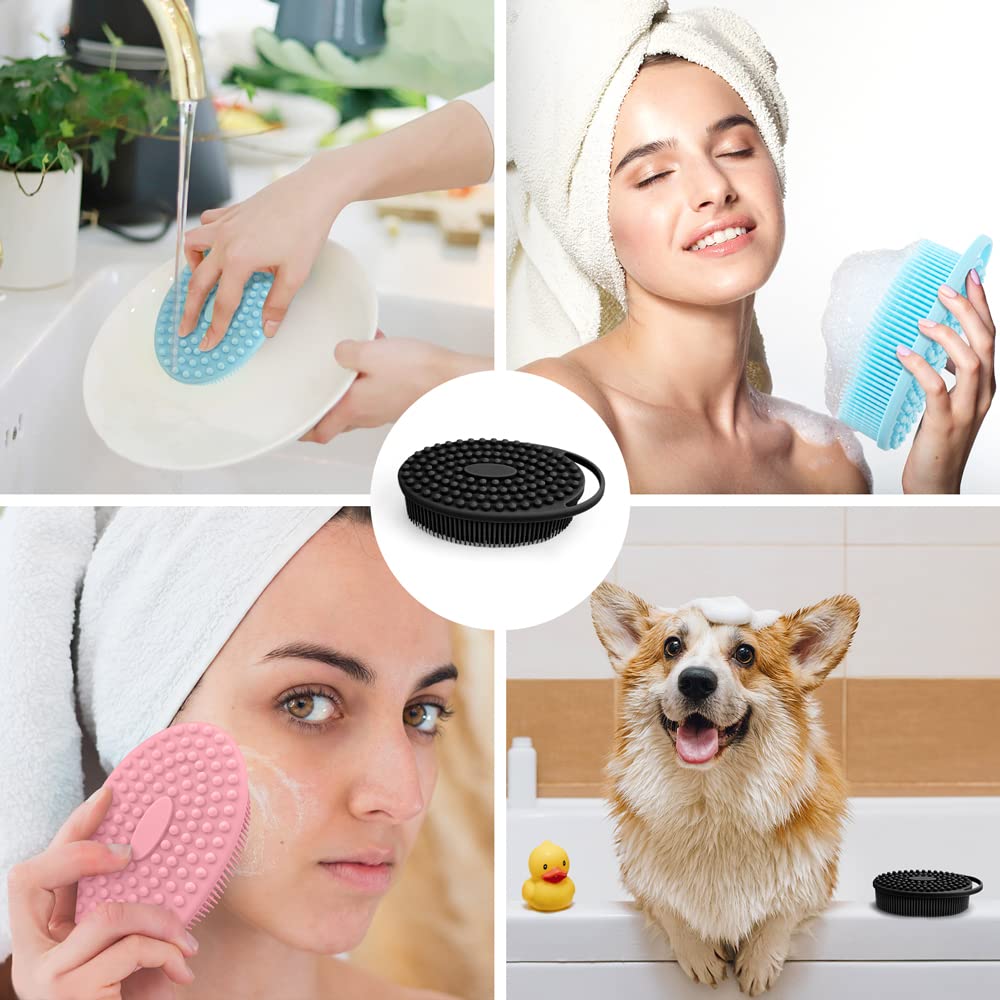 Estropajo de silicona PQRUU para cocina higiénico y práctico