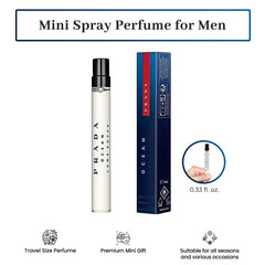 Prada Luna Rossa Ocean top notes with bergamot and pink pepper.