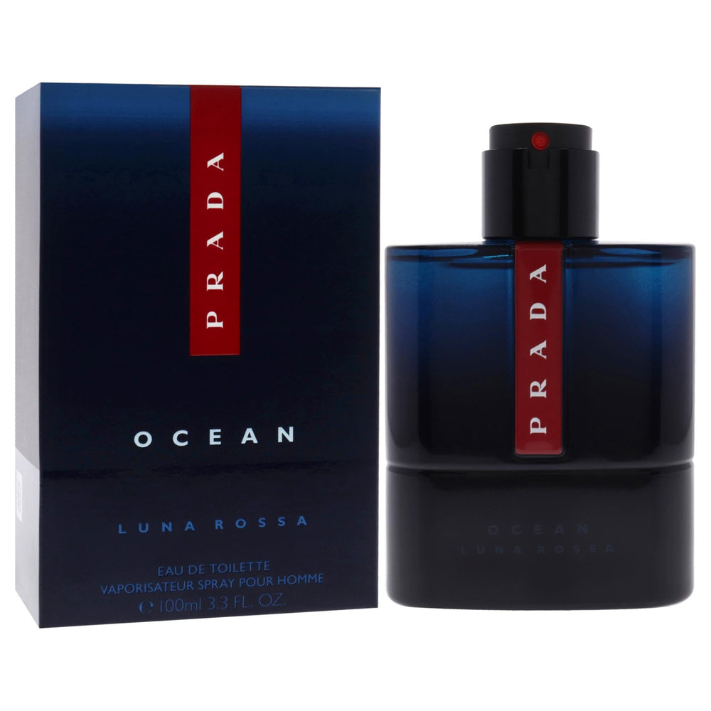 Prada Luna Rossa Ocean: caja de presentación premium para regalo.