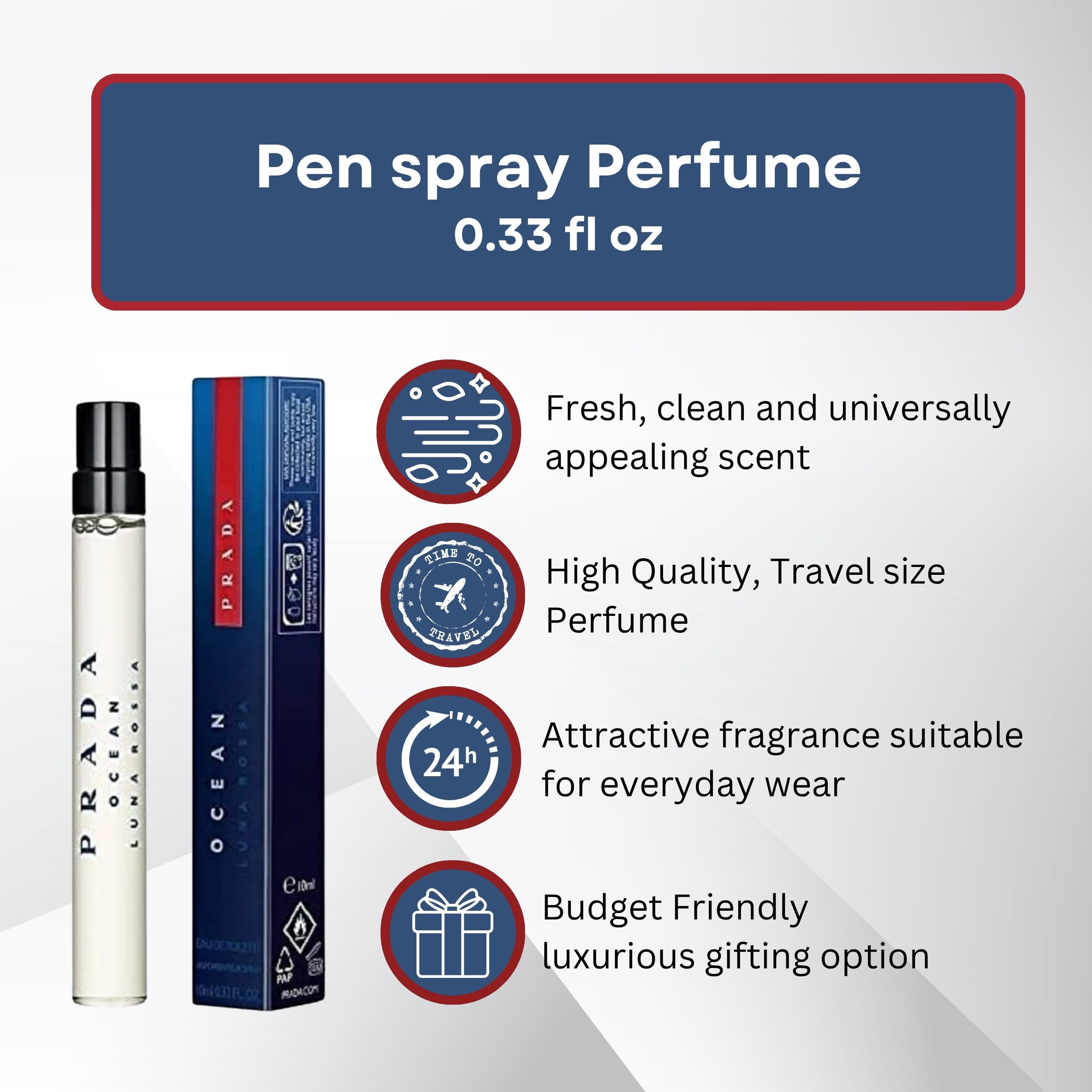Prada Luna Rossa Ocean middle notes with iris and sage for refinement.