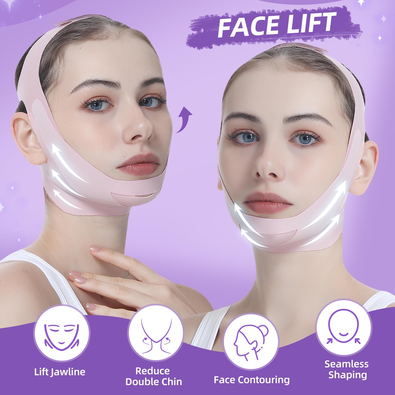 PRAVETTE Diseño tridimensional contorno rostro: ajuste cómodo que respeta las curvas faciales