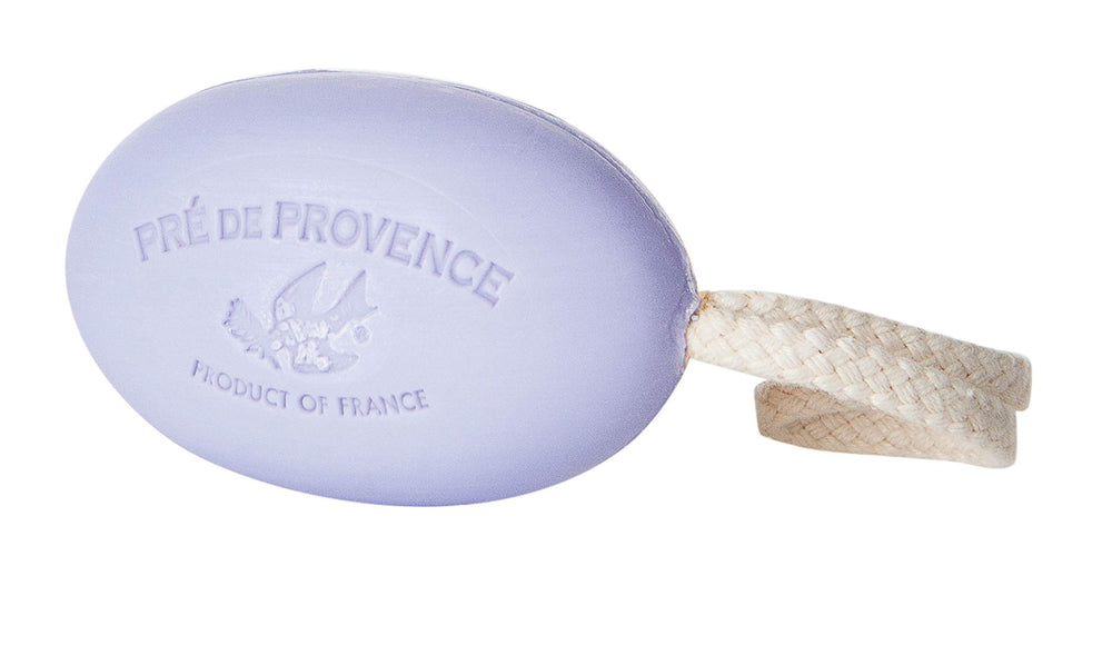 Detalle de la fragancia lavanda de Pre de Provence, perfuma la ducha.