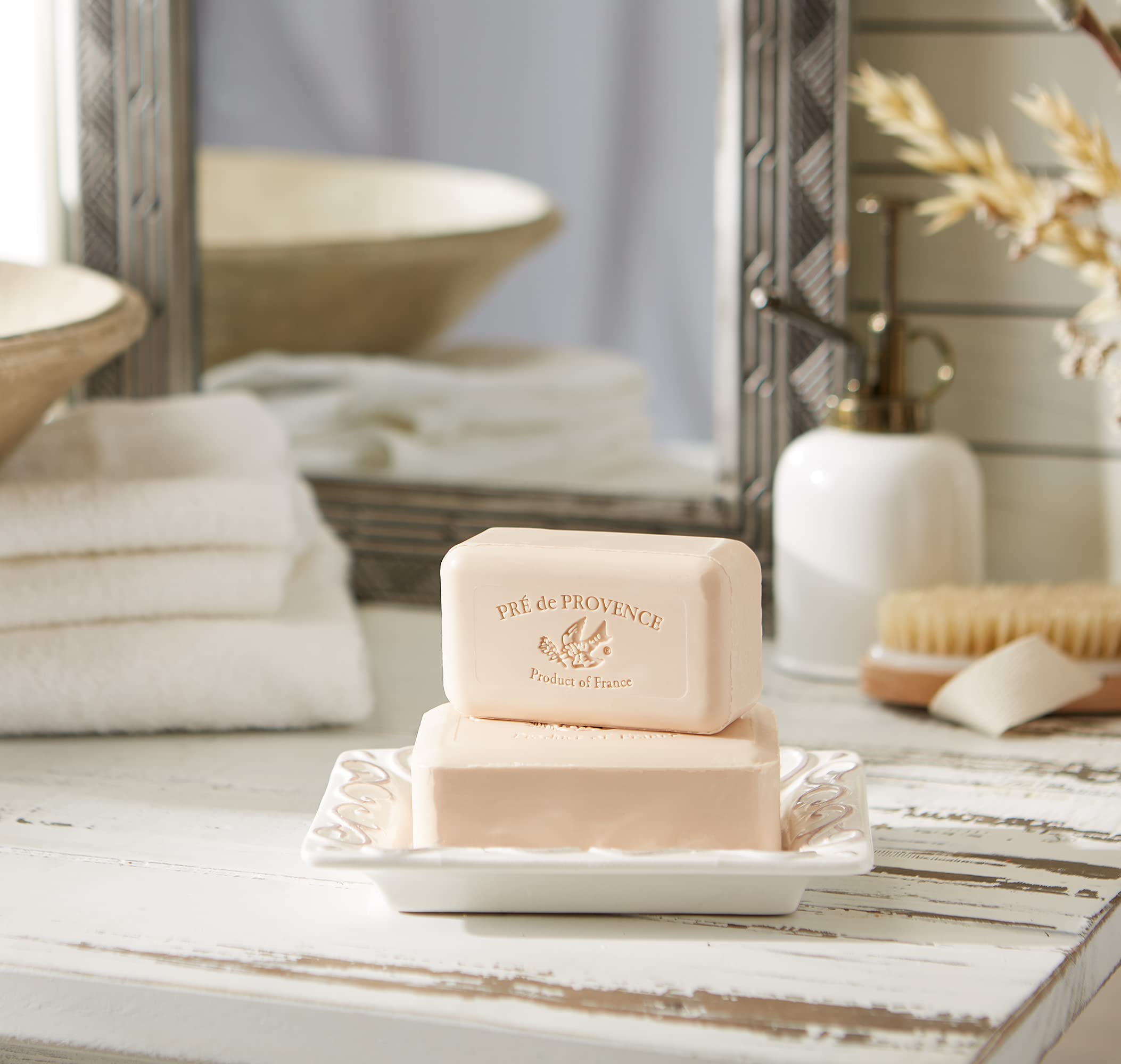 Pre de Provence fragancia coco: aroma tropical que perfuma el baño.
