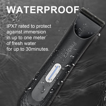 Predyee Manscape Trimmer batería de 120 minutos para sesiones largas.