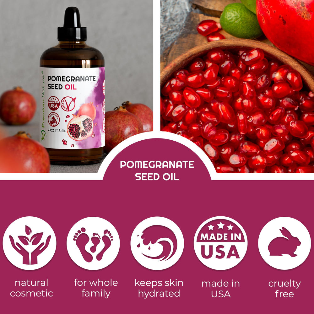 Premium Nature aceite de granada para piel, aplicación suave