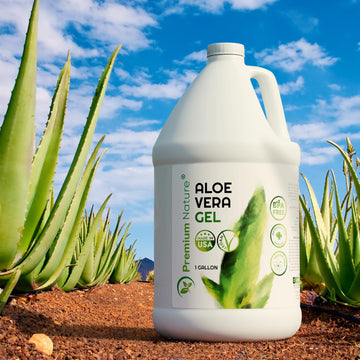 Premium Nature Aloe Vera Puro: botella profesional de galon para uso profesional.