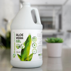 Premium Nature Aloe Vera Puro: textura gel clara, ideal para uso diario.