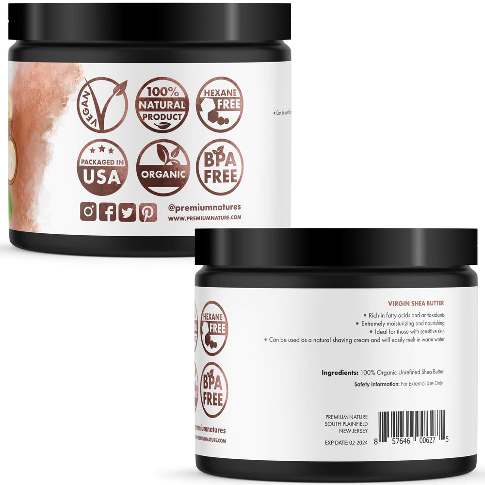Cosmética artesanal con manteca karité cruda de Premium Nature