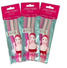 Afeitadora facial FT Shiseido de PREPARE con diseño ergonómico para un uso preciso.