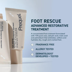Prequel Skin Foot Rescue: aplicación suave de crema para pies