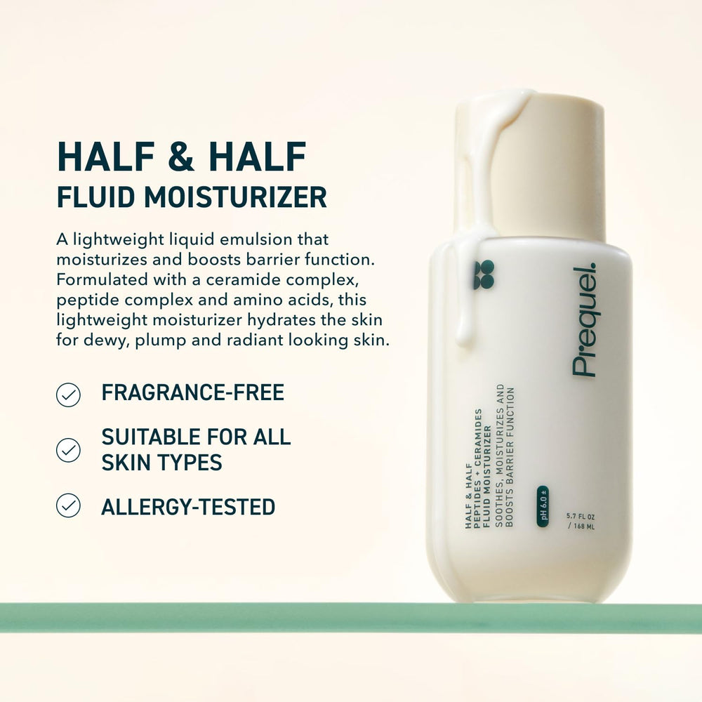 Prequel Skin Half and Half: dispensador, textura suave y absorción rápida