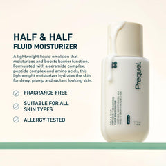 Prequel Skin Half and Half: dispensador, textura suave y absorción rápida