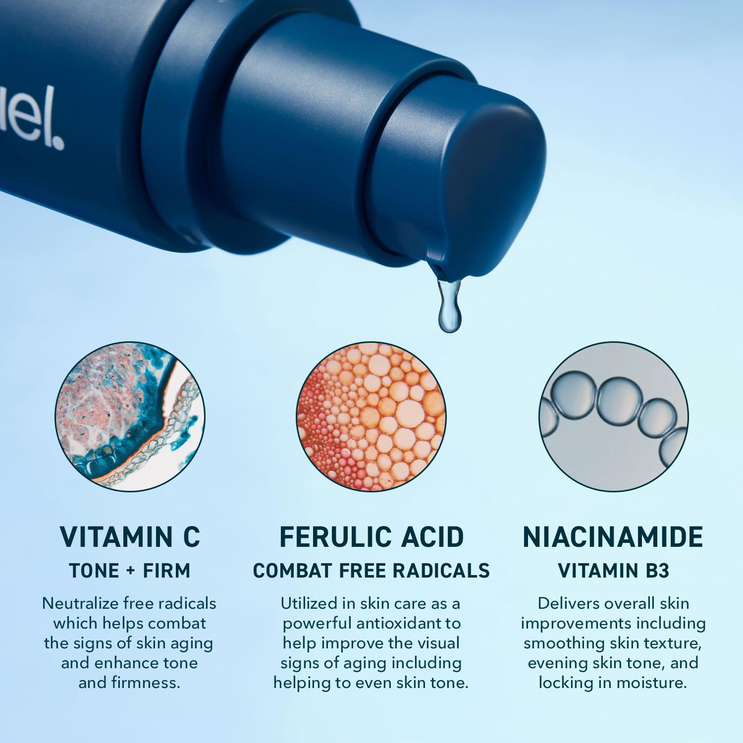 Prequel Skin Lucent-C Serum, aplicacion manual para rostro y cuello.