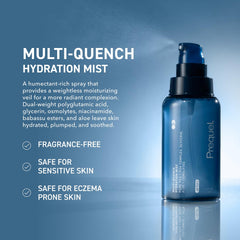 Prequel Skin Multi-Quench empaque compacto para retoques en cualquier lugar.