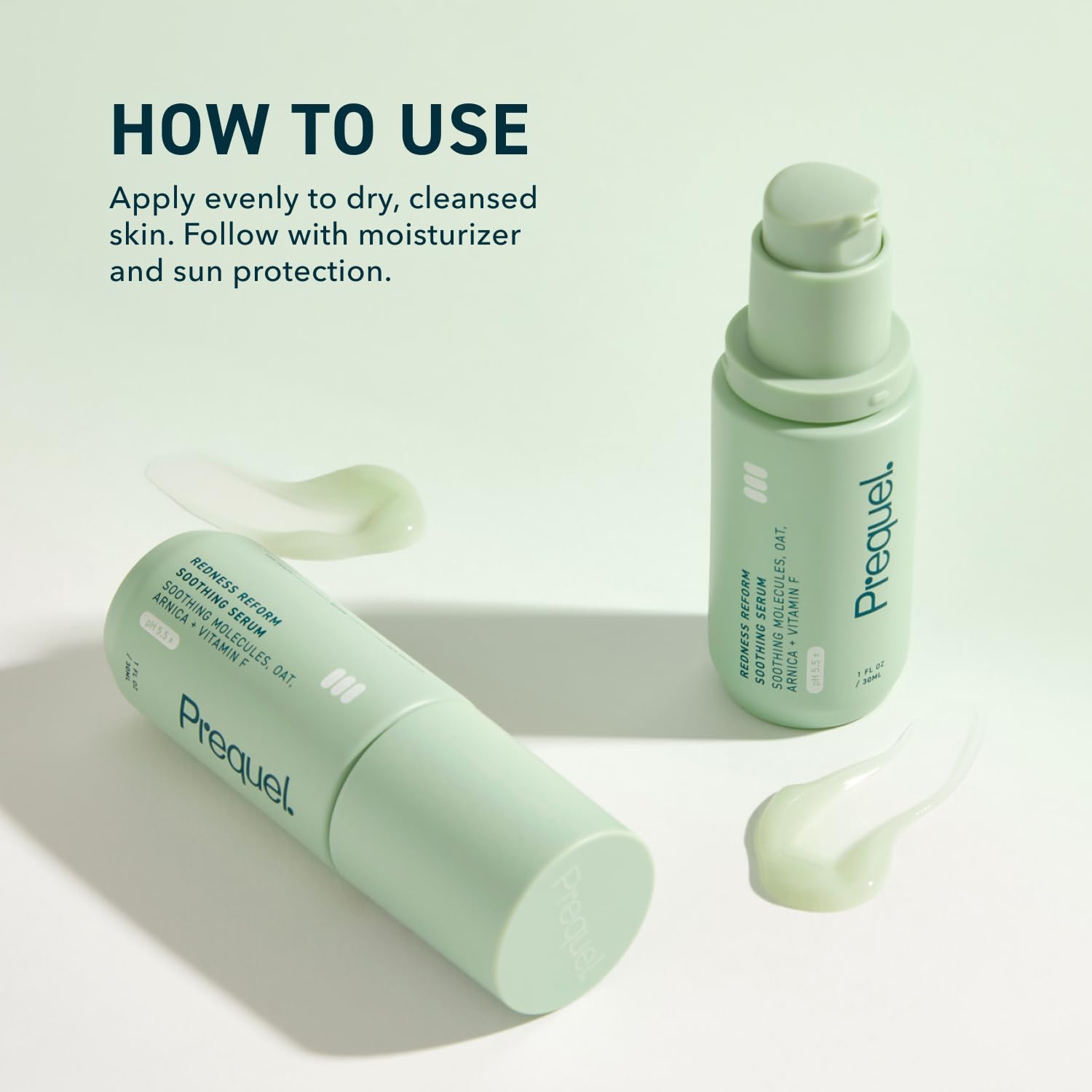 Prequel Skin Redness Reform: se siente fresca al aplicar, apoyando la hidratación sin irritar.