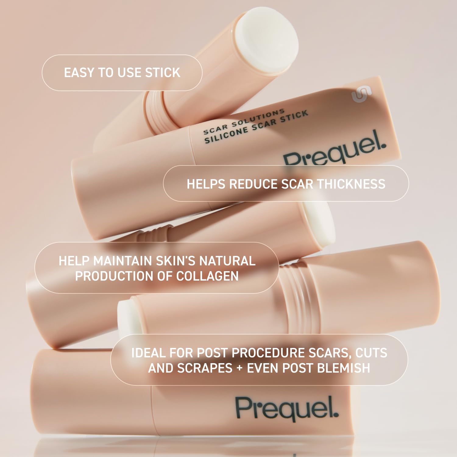 Prequel Skin Scar Solutions: uso diario suave para todo tipo de piel.