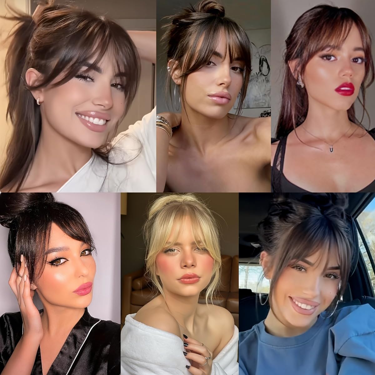 Pretelytiti Bangs Clip diseño ligero para un acabado discreto y natural.