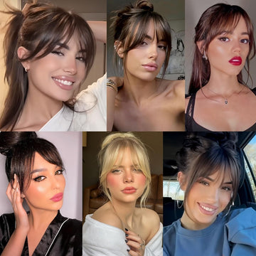 Pretelytiti Bangs Clip diseño ligero para un acabado discreto y natural.